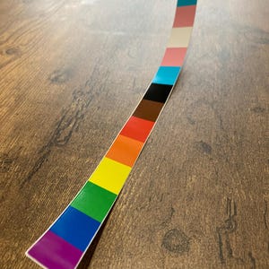 Car Bumper Pride Flag Sticker