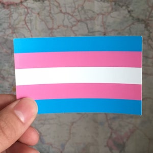 Transgender Pride Flag Sticker