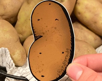 Potato Spud Sticker