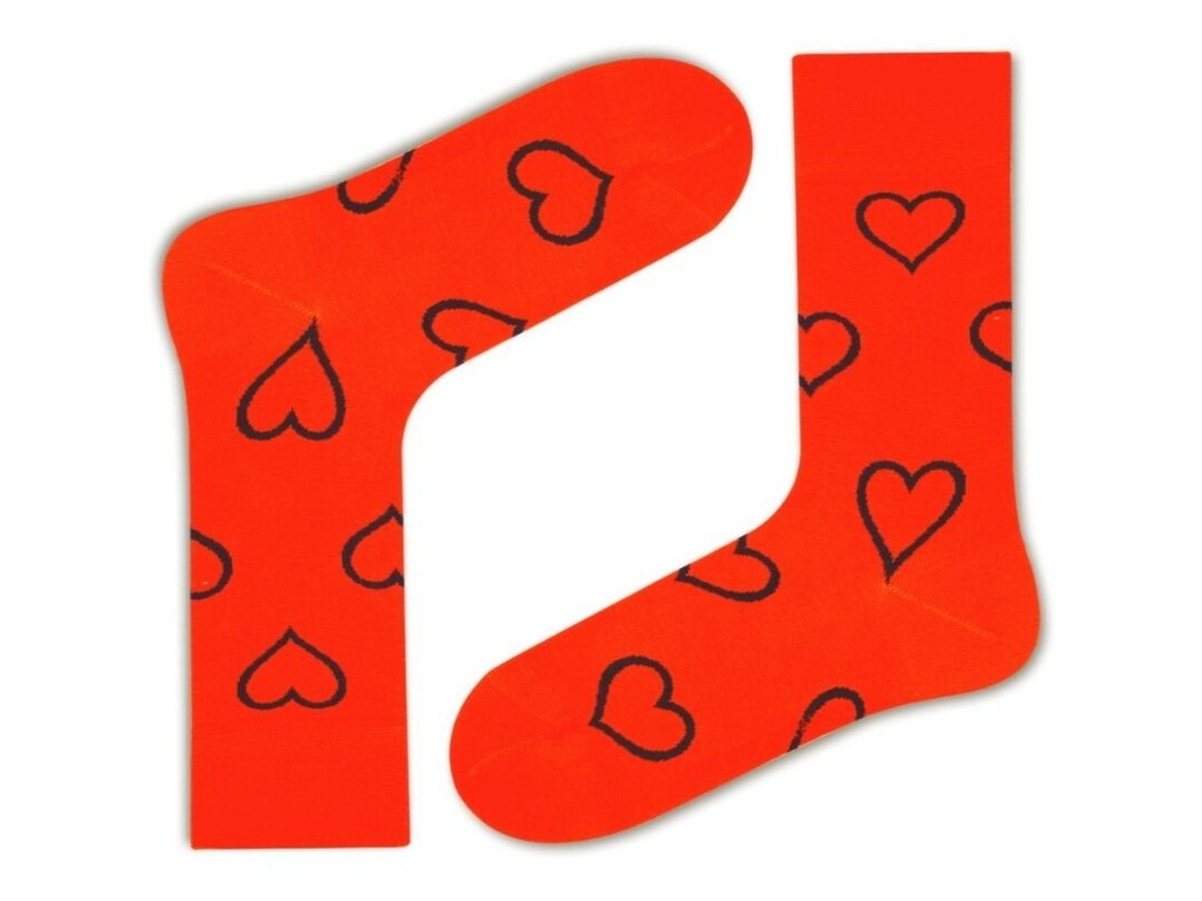 Love Sock Company Colorful Funky Fun Novelty Heart Design Etsy España