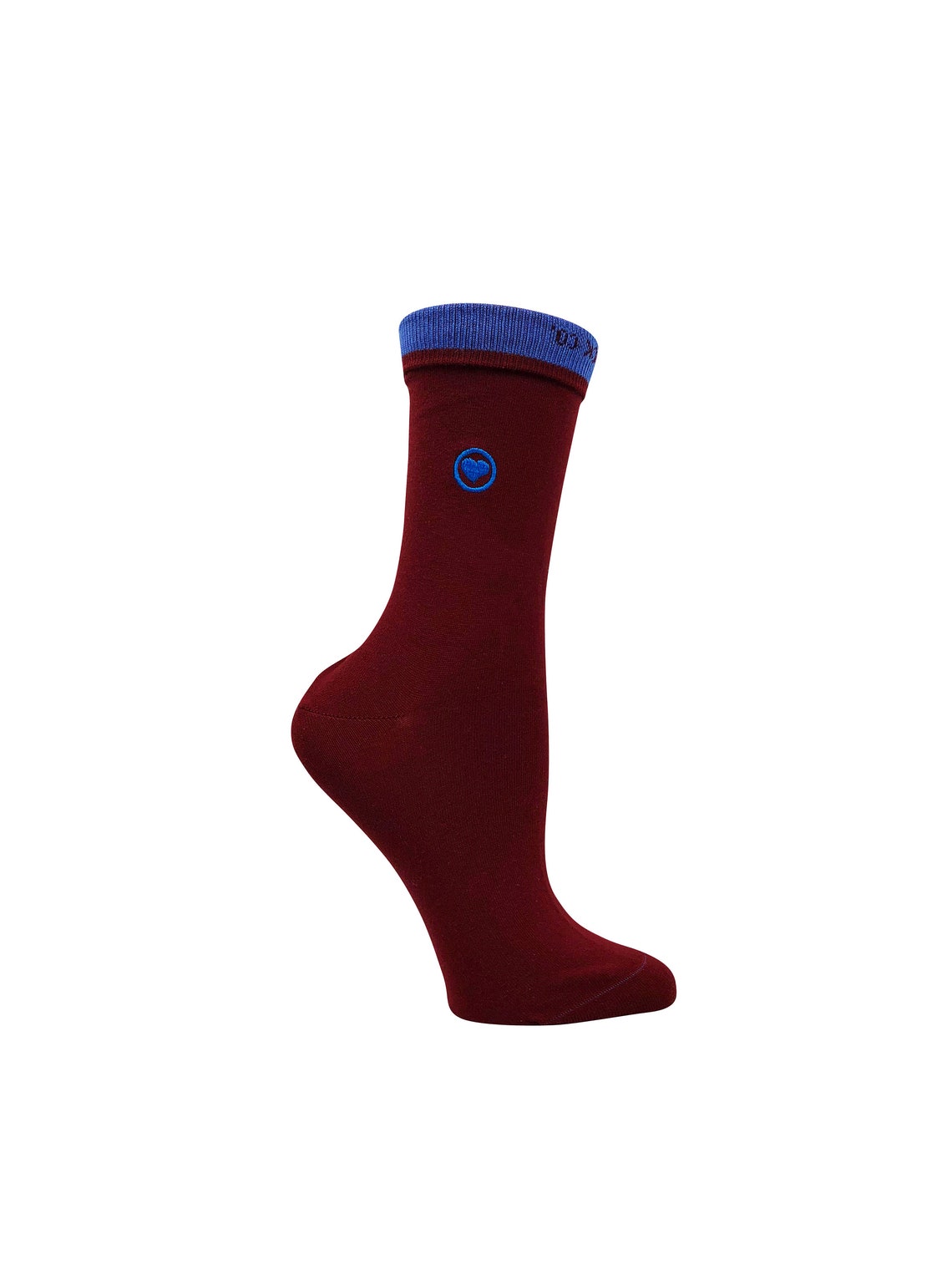 ladies burgundy socks