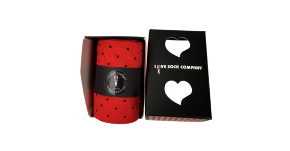 6 6 6 paquets de garçons d’honneur chaussettes cadeau individuellement emballé - coton bio - cadeau de garçons d’honneur - Chaussettes homme mariage fête - rouge et noir à pois 1306e3 6 6 6 paquets de garçons d’honneur chaussettes cadeau individuellement emballé - coton bio - cadeau de garçons d’honneur - Chaussettes homme mariage fête - rouge et noir à pois 1306e3