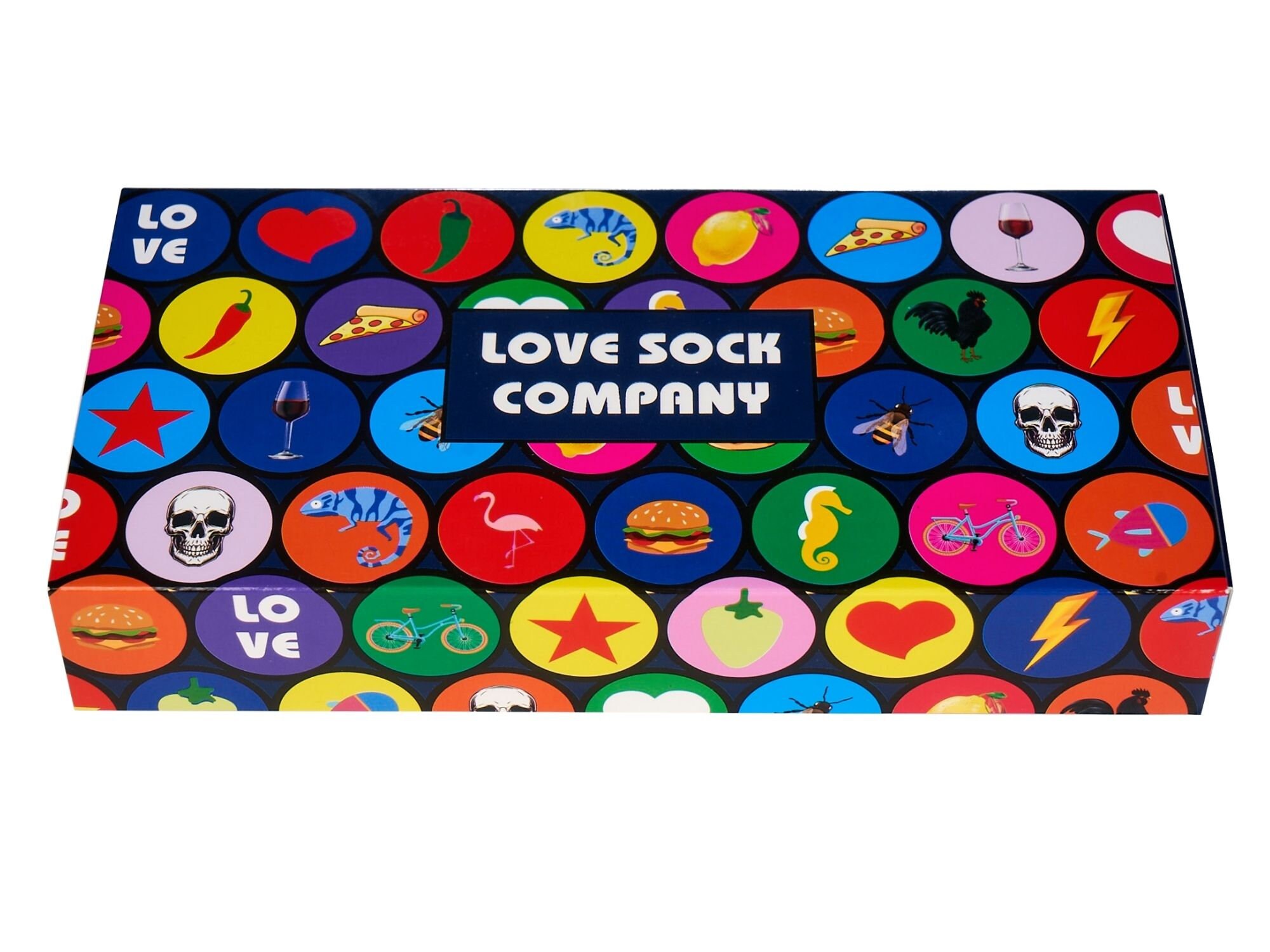 Love Sock Company 3 Pack Colorful Funky Patterned Novelty Women's