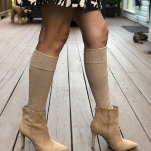 Latte Boot Socks (W)