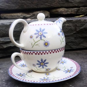 Vintage Shannonbridge Potteries One Cup Nesting Teapot, Ireland
