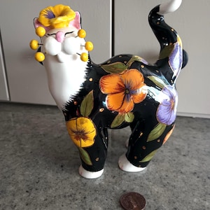 Lacombe Whimsiclay Cat - Etsy