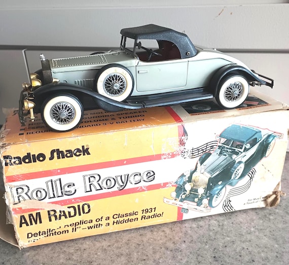 Vintage Radio Shack Rolls Royce Working AM Radio Detailed Replica