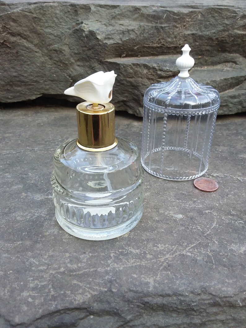 Vintage Avon Bird in Cage Perfume Bottle Charisma Cologne Mist Etsy