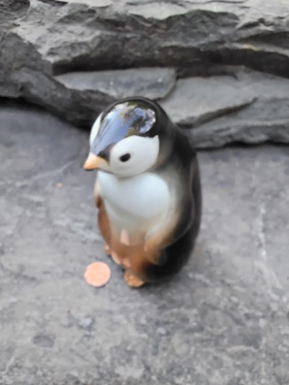 ロモノーソフ フィギュリン ペンギン Lomonosov ヴィンテージ雑貨 1C ロモノーソフ フィギュリン ペンギン Lomonosov ヴィンテージ
