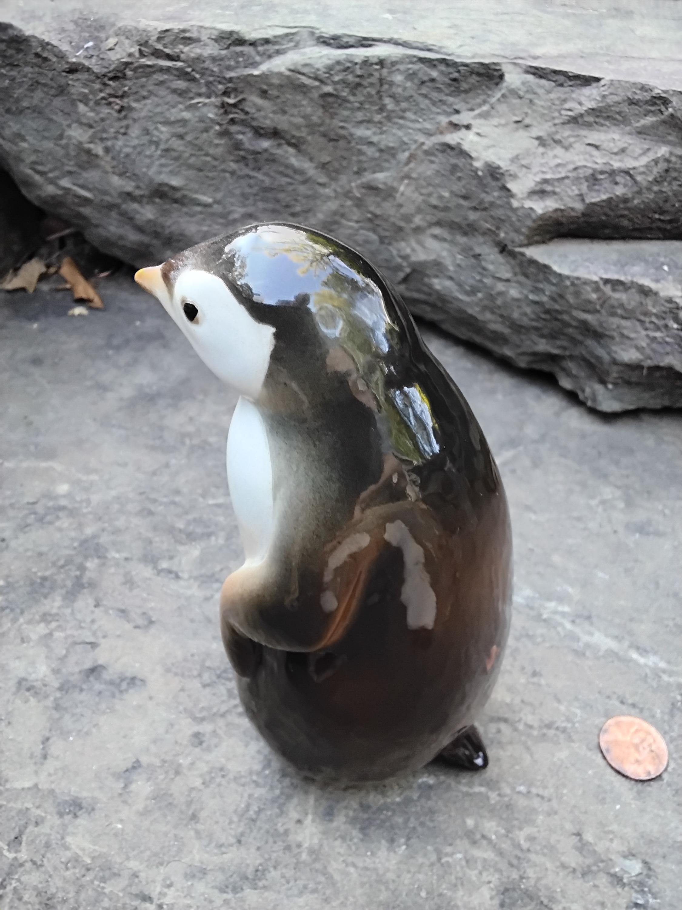 ロモノーソフ フィギュリン ペンギン Lomonosov ヴィンテージ雑貨 1C 好評 ロモノーソフ 1C ヴィンテージ雑貨 Lomonosov ペンギン