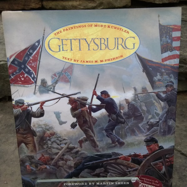 Vintage Gettysburg Hardcover by Time Warner, Foreward by Martin sheen, 1993