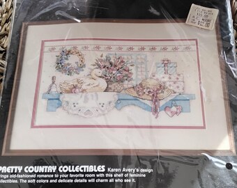 Kit De Broderie Dimensions – Calèche Victorienne Avec Dames – 16x20″ – Neuf 1993 – Cottagecore
