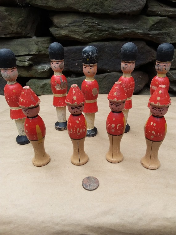 wooden soldier skittles