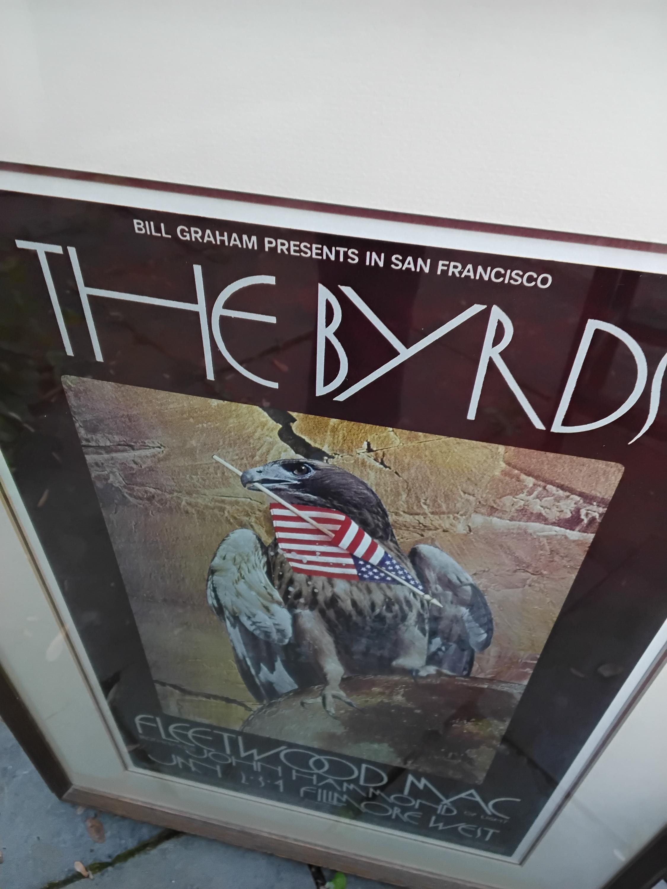 Vintage Bill Graham the Byrds, Fleetwood Mac, John Hammond