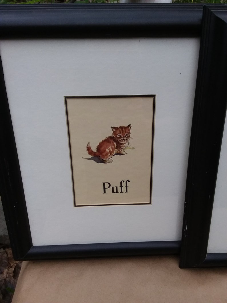 Vintage Spot /& Puff Framed Prints from the Dick and Jane Big Book