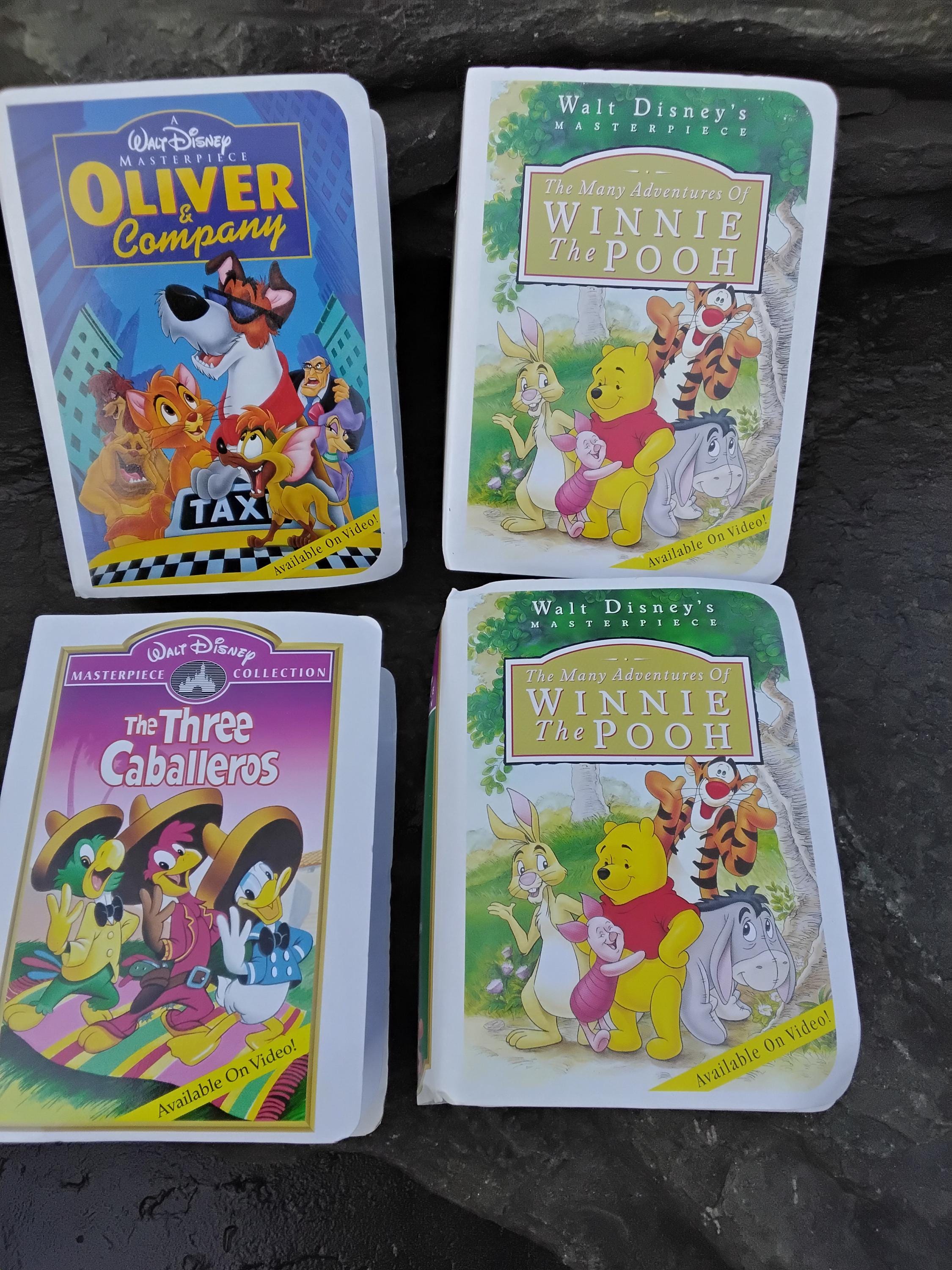 Vintage Mcdonald's Happy Meals VHS Boxes Walt Disney Masterpiece