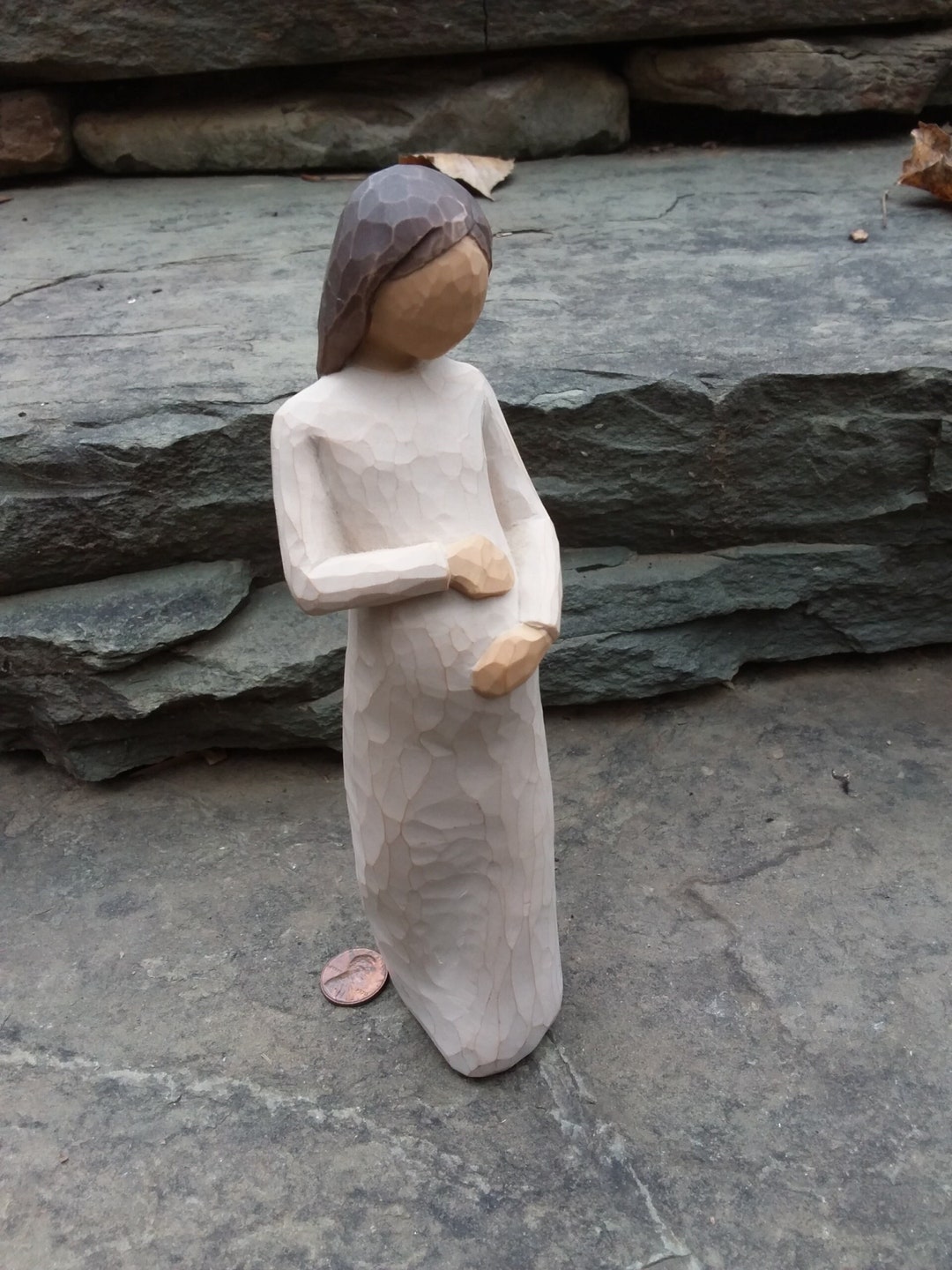 Vintage Willow Tree Pregnancy Figurine, 2002 Susan Lordi Etsy