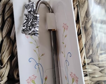 Vintage Pewter Beatrix Potter Peter Rabbit Page Marker, Bookmark by Danforth Peweters, VT, 1996, F. Warne