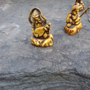 Vintage Celluloid Japanese Six Lucky God's Figurines, Japan image 7