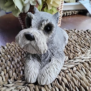 【アメリカ製置物】SANDICASTブランド シュナウザー Sandicast Schnauzer - Etsy