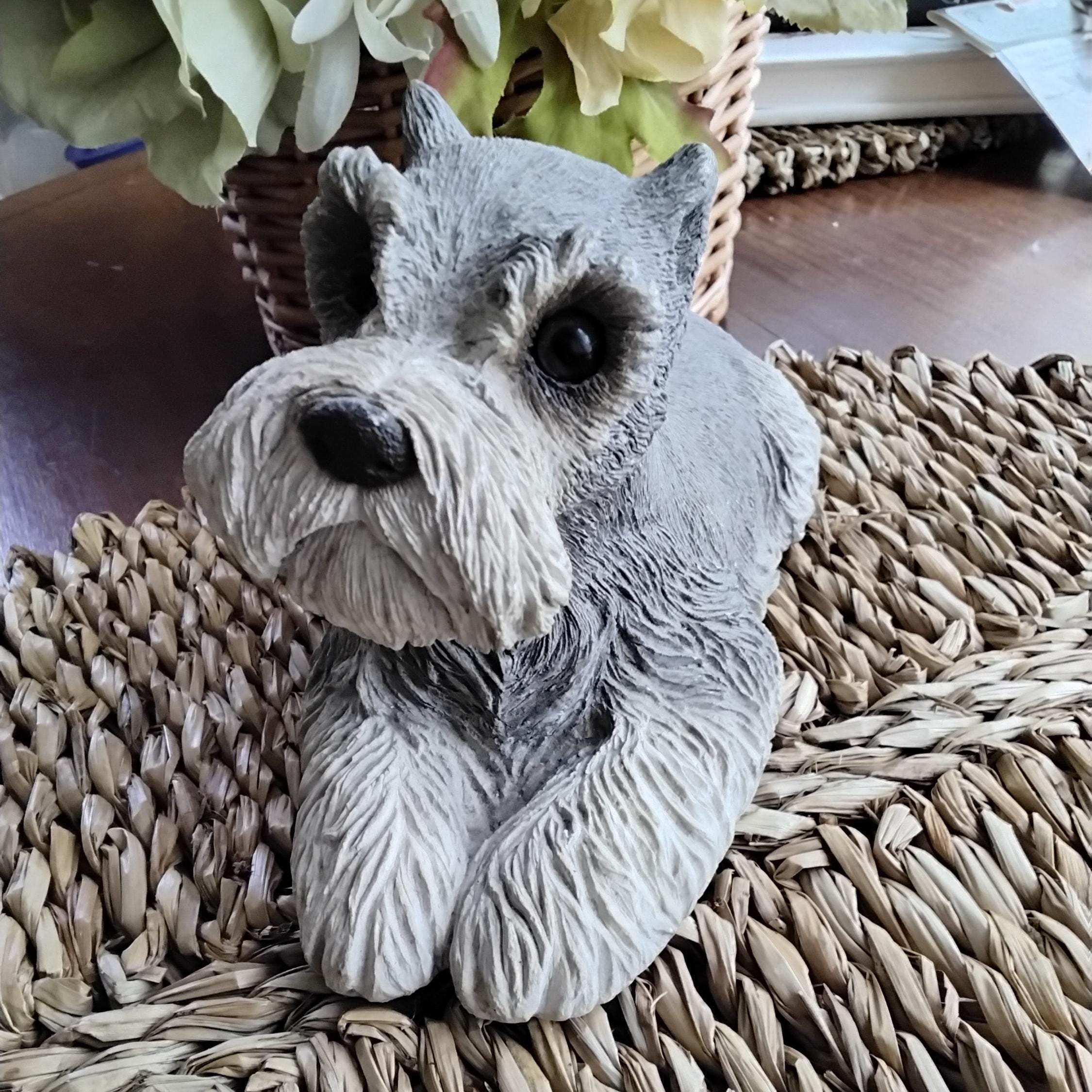 【アメリカ製置物】SANDICASTブランド シュナウザー Sandicast Dog - Etsy