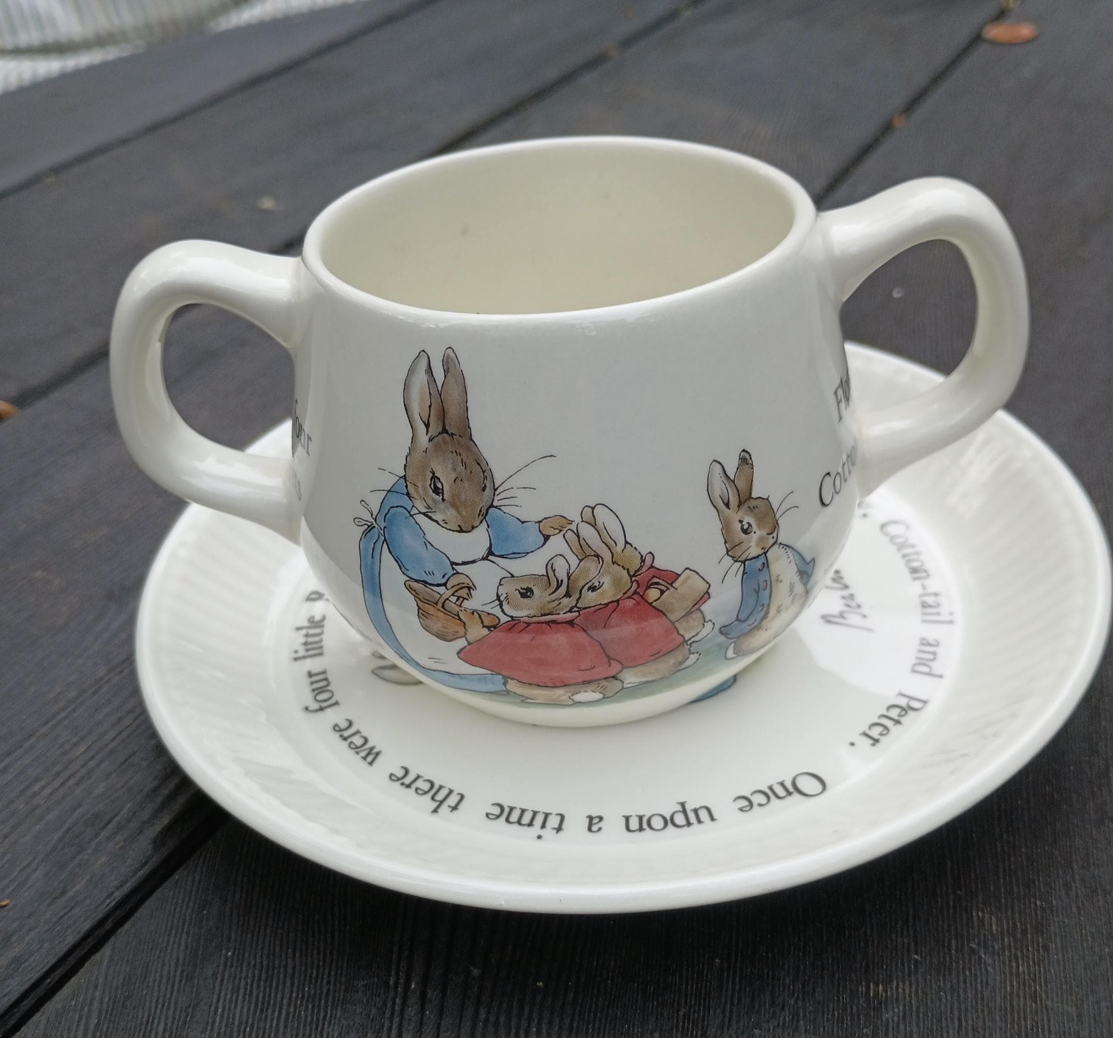 Peter Rabbit Dish Set - Etsy
