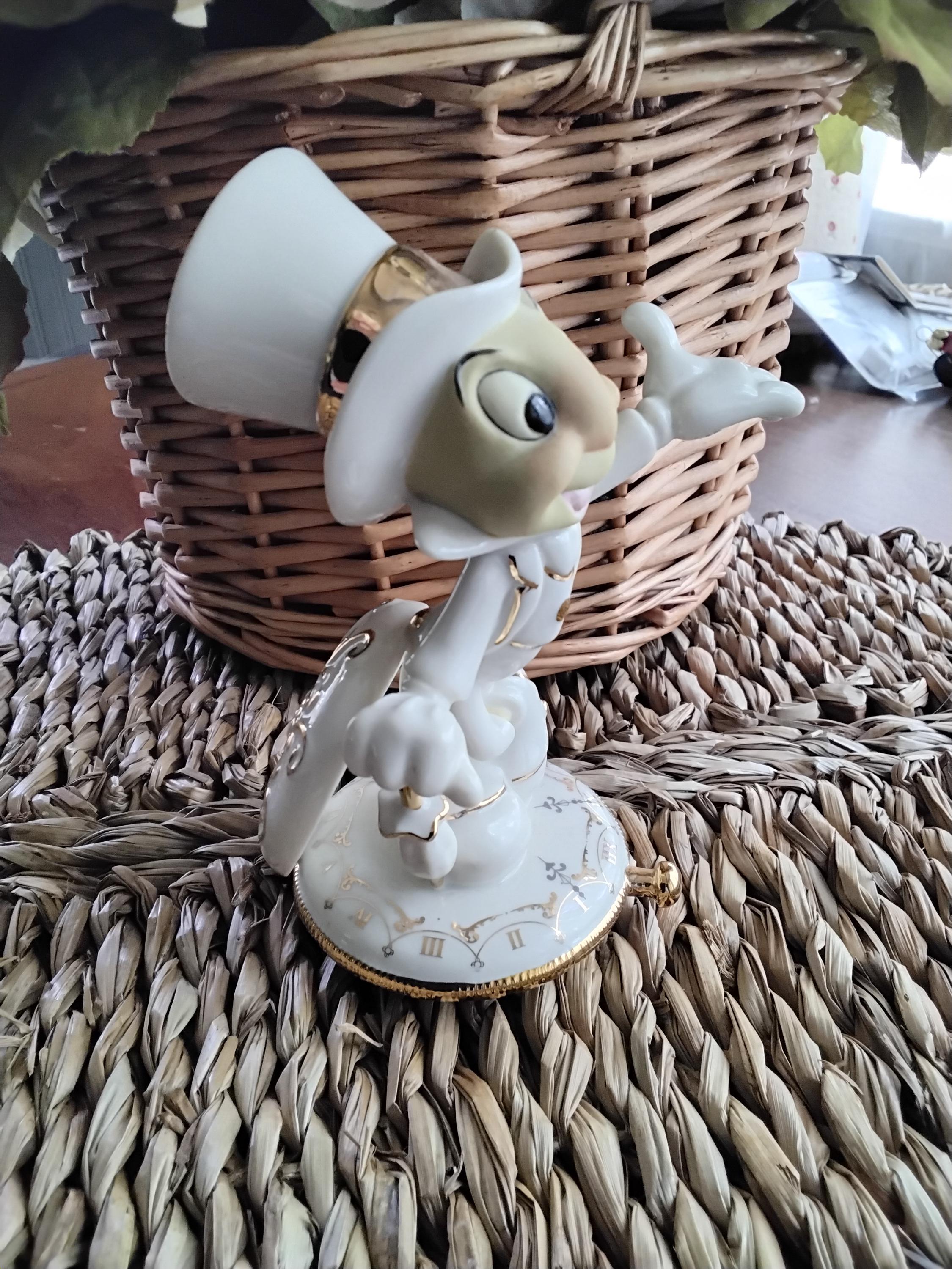 Vintage Lenox Porcelan Disney Jiminy Cricket Figurine, Pinocchio