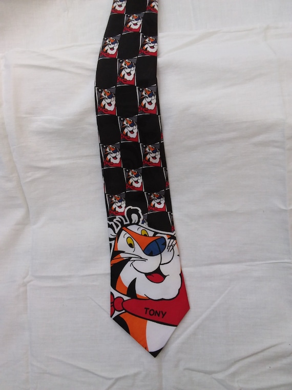 Vintage Tony the Tiger is Great Polyester Men's N… - image 1