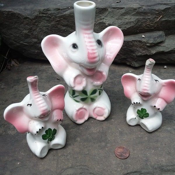 Baby Elephant Vase Etsy