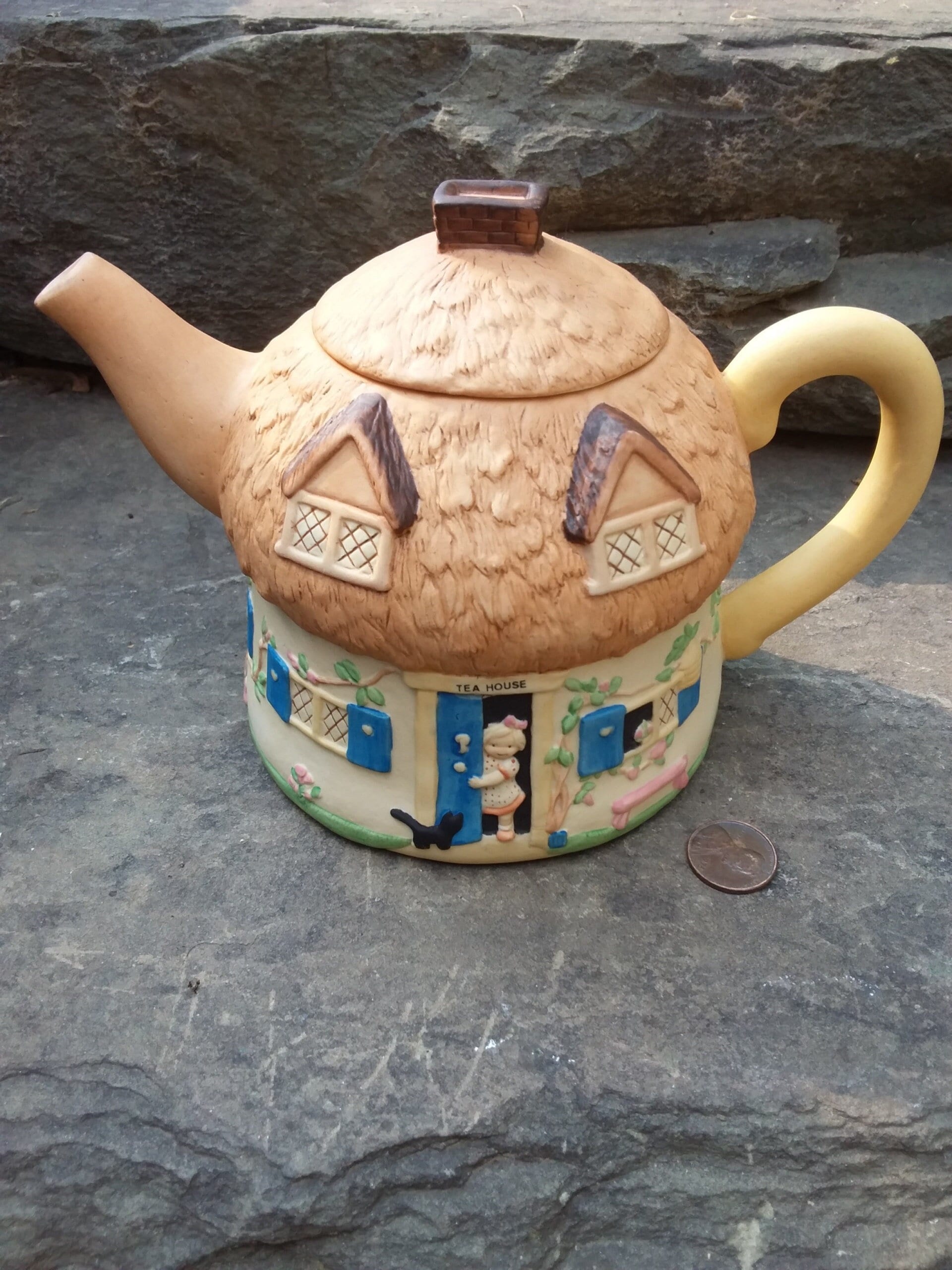 ENESCO エネスコ オルゴール Teapot ティーポット バンガロー ENESCO エネスコ オルゴール Teapot ティーポット バンガロー