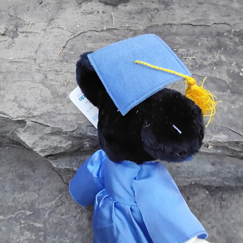 Vintage Applause Mickey Mouse Plush Graduate in Cap & Gown, 1986 imagem 6