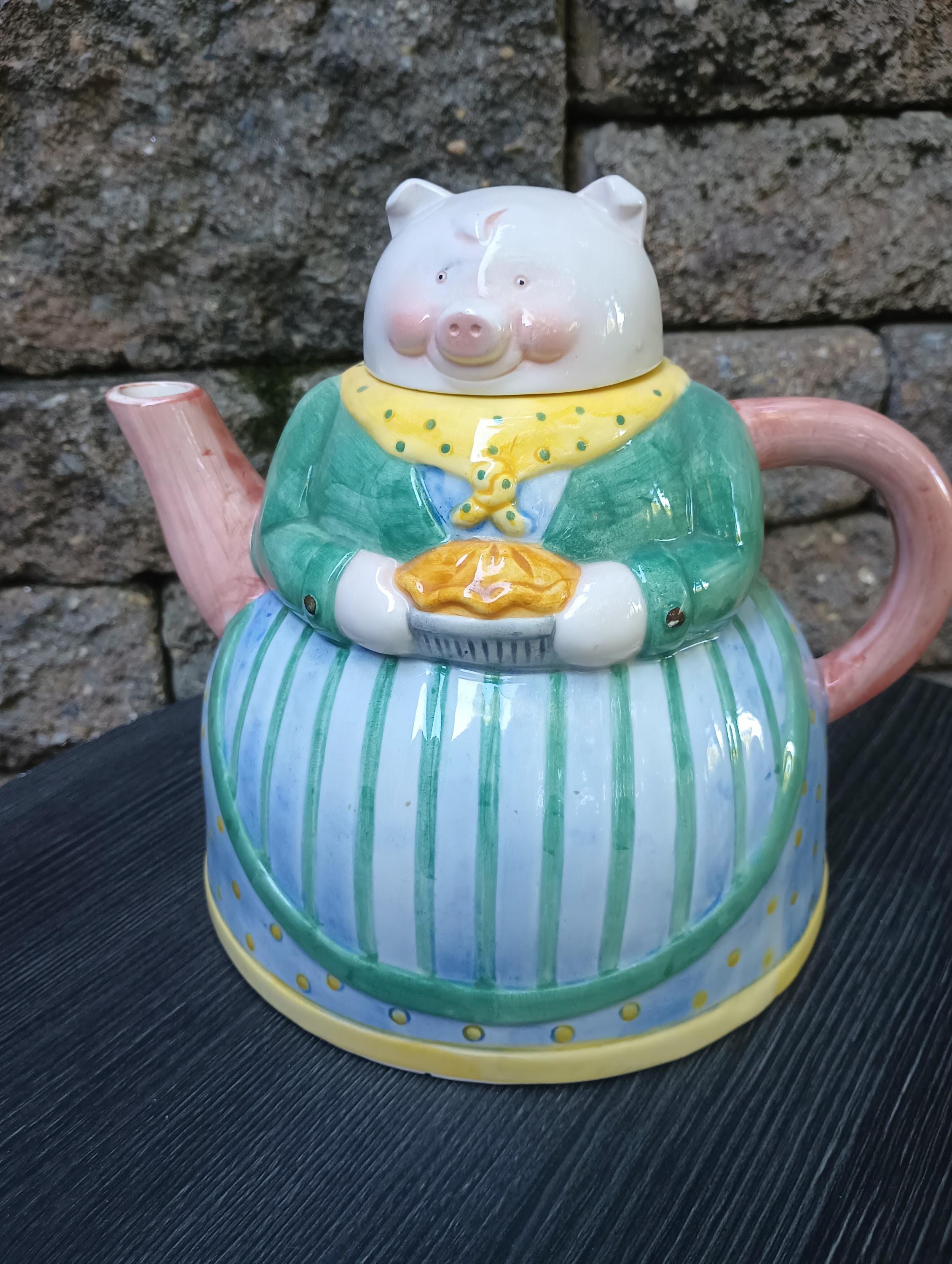 Pig Teapot Vintage - Etsy
