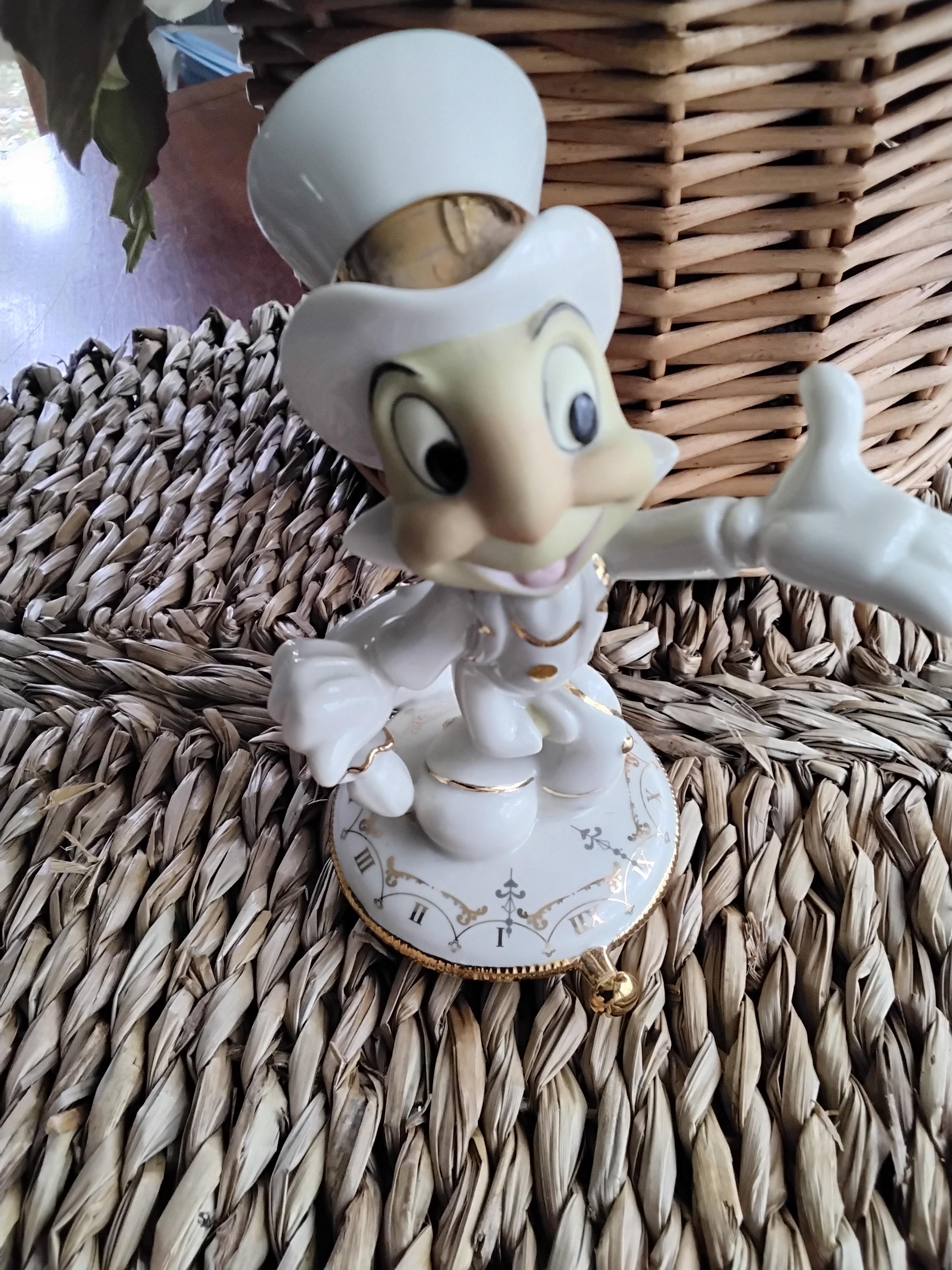Vintage Lenox Porcelan Disney Jiminy Cricket Figurine, Pinocchio