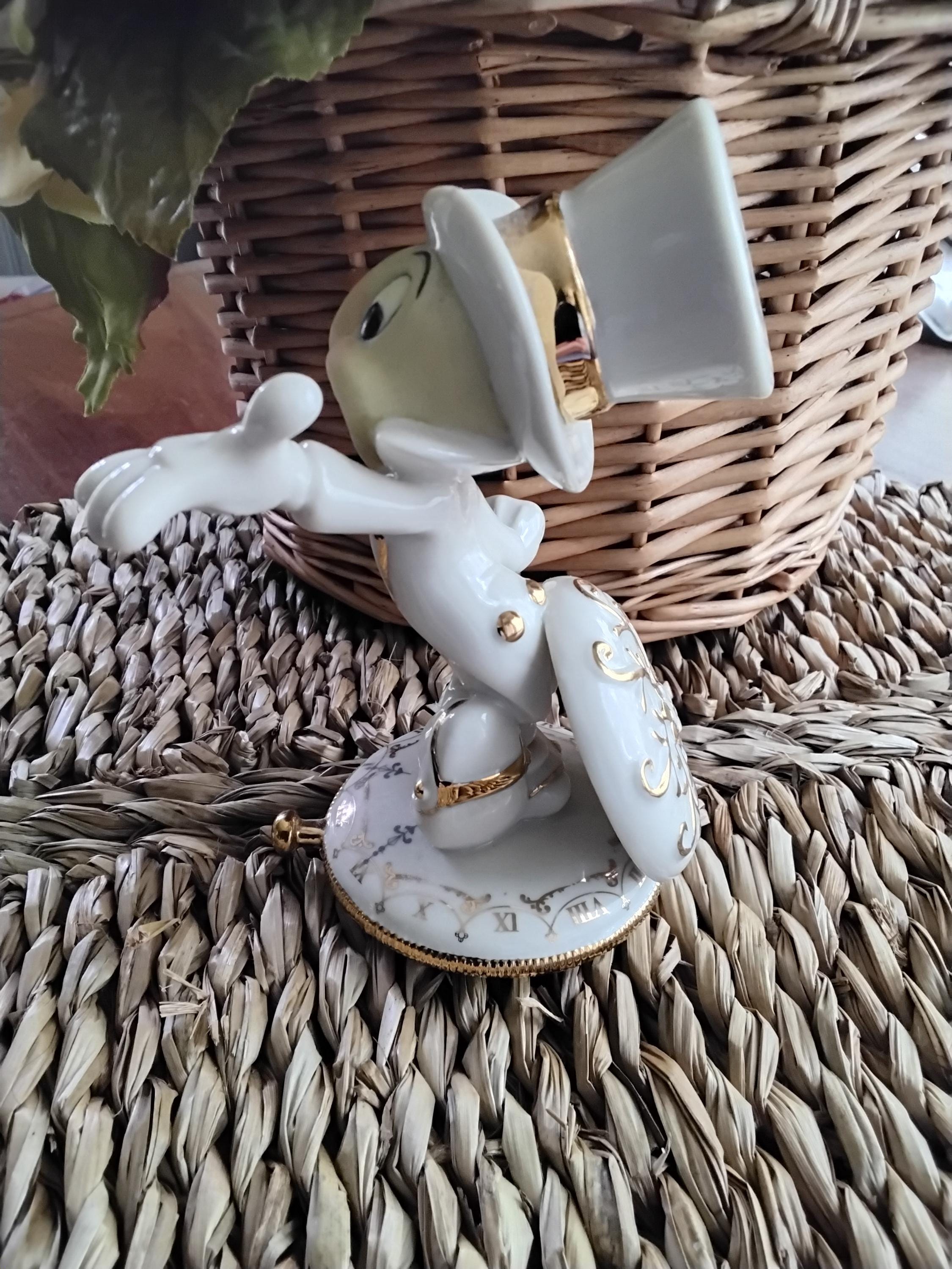 Vintage Lenox Porcelan Disney Jiminy Cricket Figurine, Pinocchio