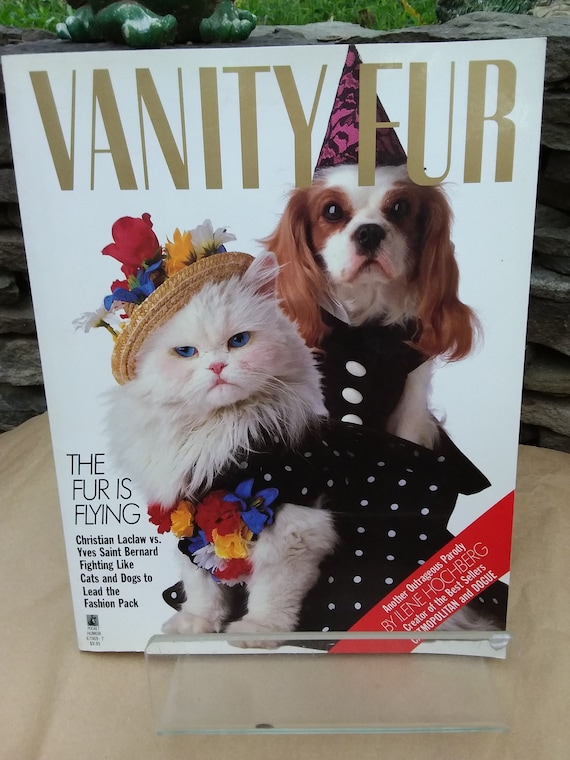 Vanity Fur Magazine vanity Fair 1988 Parody by Ilene - Etsy Denmark