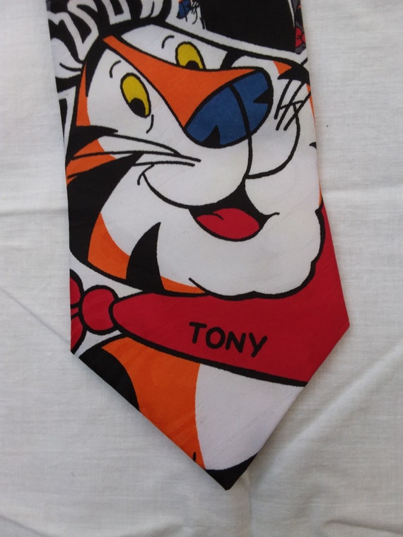 Vintage Tony the Tiger is Great Polyester Men's N… - image 8