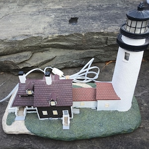 Vintage Scaasis Originals Cape Code, MA Lighthouse Night Light, Nautical Lights of the Sea