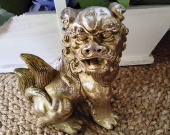 Foo Dogs Figures Vintage Signed Andrea by Sadek Made in Japan Set