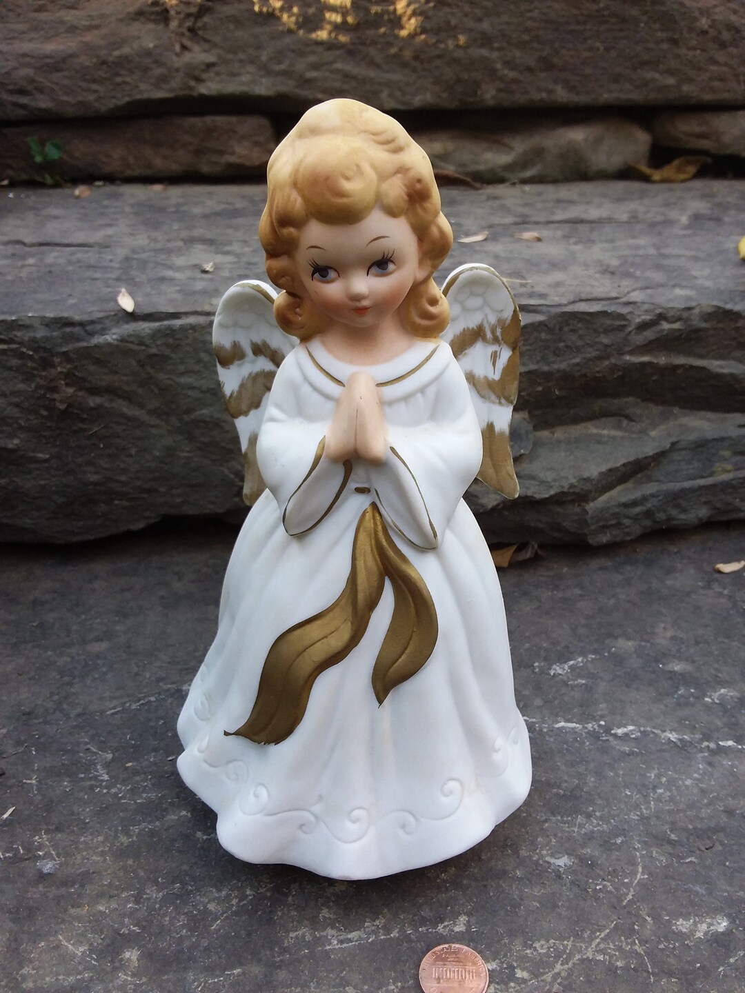 Vintage Berman & Anderson Praying Angel Music Box Plays Lullaby, Japan Etsy