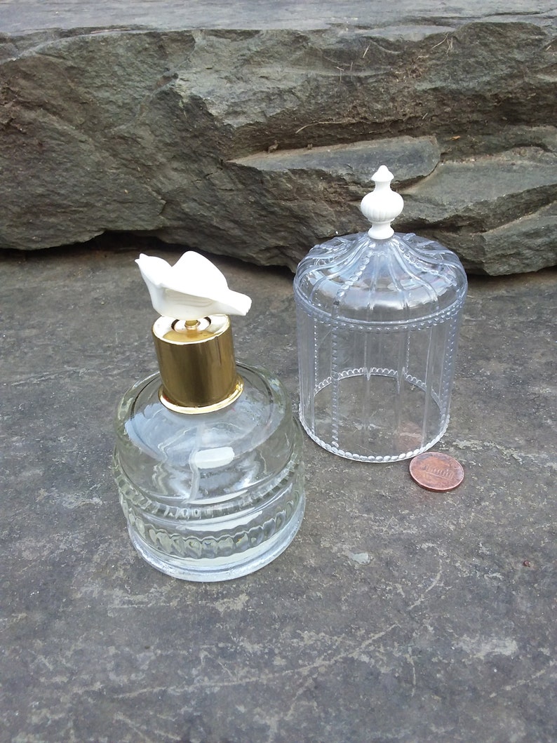 Vintage Avon Bird in Cage Perfume Bottle Charisma Cologne Mist Etsy
