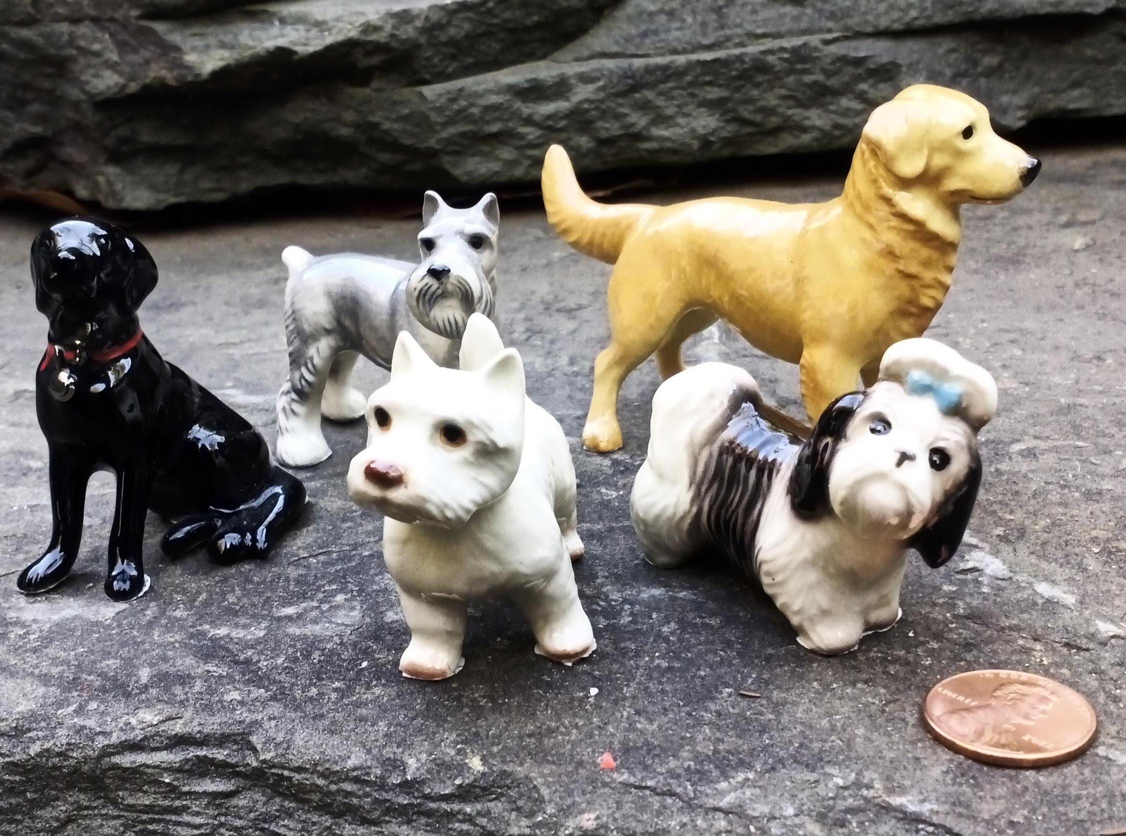 Hagen Renaker ホース Vintage Hagen Renaker Mini Porcelain Dog Figurines, Your Choice - Etsy