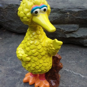 Vintage Sesame Street Ernie & Big Bird Figurines by Gorham, Japan 1970s