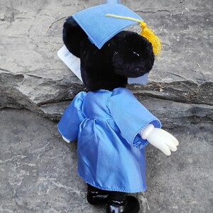 Vintage Applause Mickey Mouse Plush Graduate in Cap & Gown, 1986 imagem 10