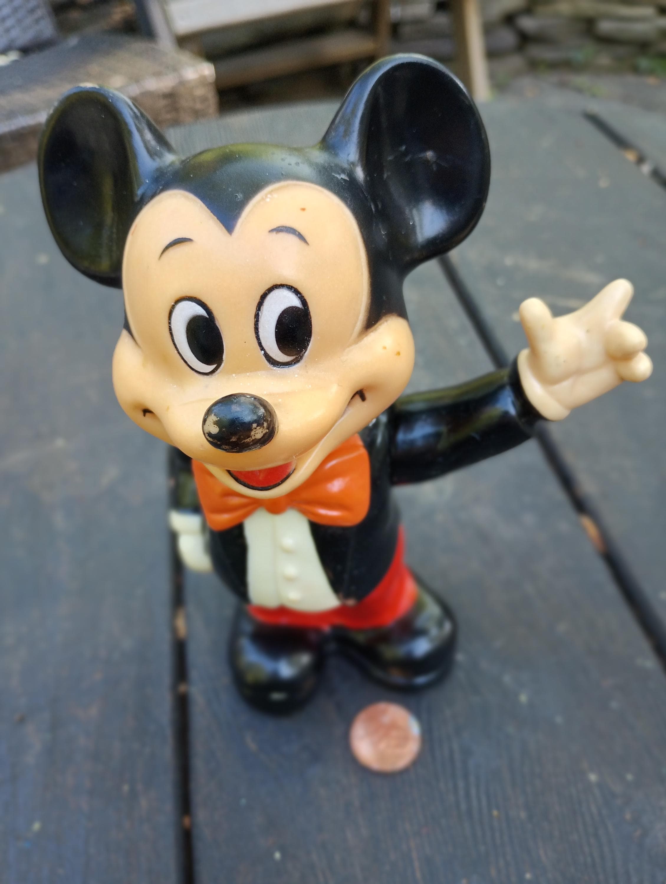 Vintage Mickey Bank - Etsy