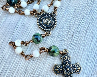 Rosary beads, Catholic rosary, rosary necklace