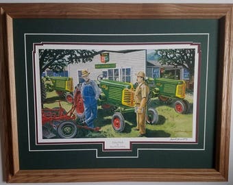 On The Roost Chicken Print by Deb Bovy Image Size 7/" x 19/"