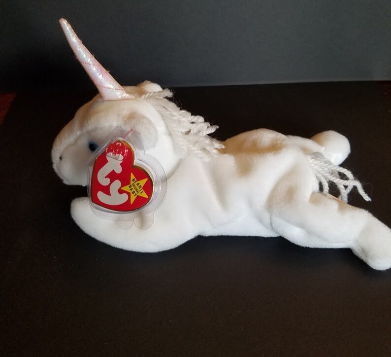 Ty Beanie Baby Mystic With Iridescent Horn Rare With Label Etsy