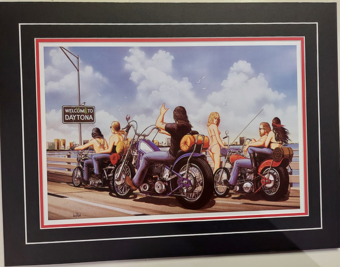 David Mann ハーレー イージーライダー ビンテージ 掛け時計