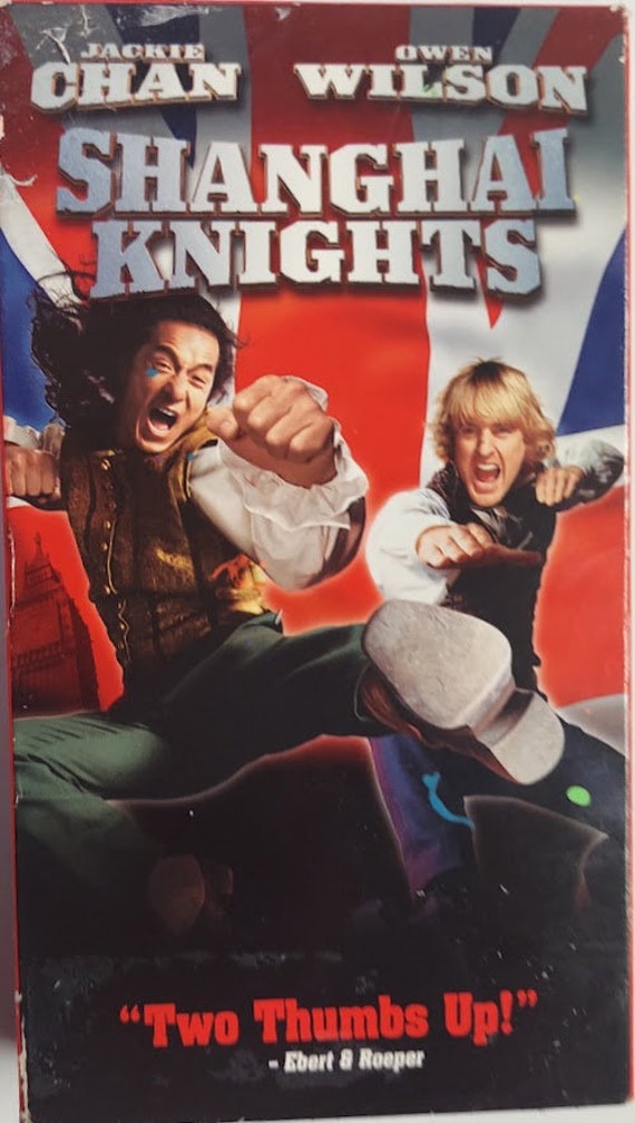 VHS 2003 Vintage Movie titled Shanghai Knights starring Owen Wilson  Jackie Chan