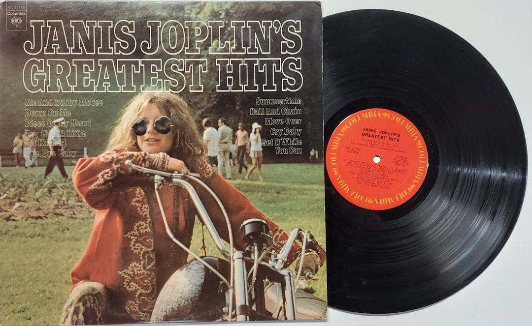 Vintage Vinyl Record Album by Janis Joplin Titled Janis Joplin's